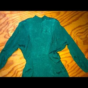 Vintage emerald dress